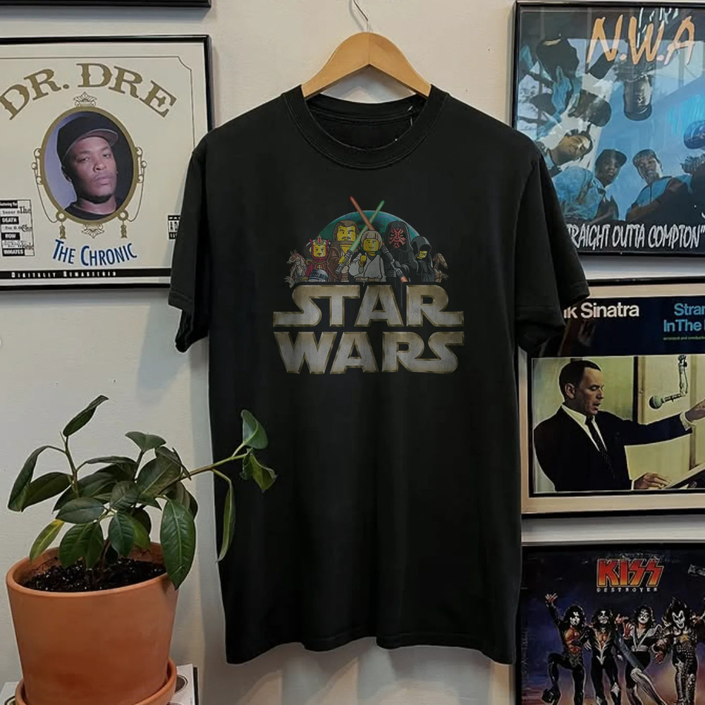 Rare Lego Star Wars Promo , Black Tee